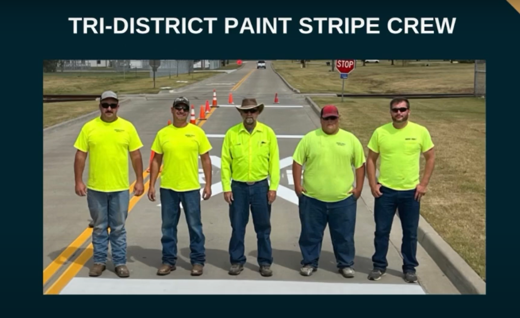 Paint stripe crew